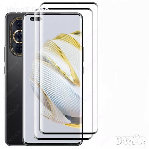 Huawei Nova 10 / Nova 10 Pro / Nova 9 / 3D ЦЯЛО ЛЕПИЛО Извит стъклен протектор