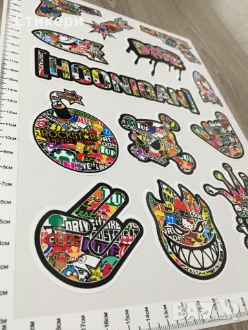 Стикери Sticker Бомб BOMB 13 бр. СУПЕР качествени PVC фолио, снимка 6 - Аксесоари и консумативи - 29729294