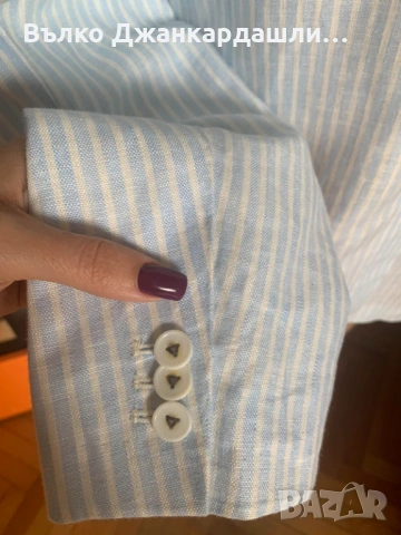 Ленено сако райе G star, размер L, снимка 8 - Сака - 53231287