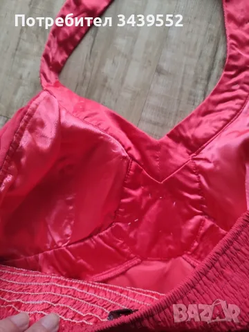 Коралова рокля, снимка 4 - Рокли - 50421075