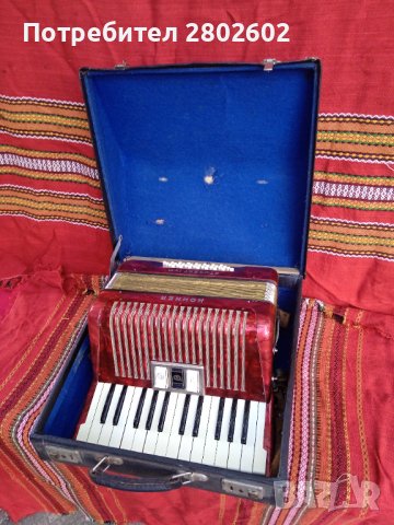 Продавам акордеон Хонер Hohner 32 баса, снимка 3 - Акордеони - 37517740