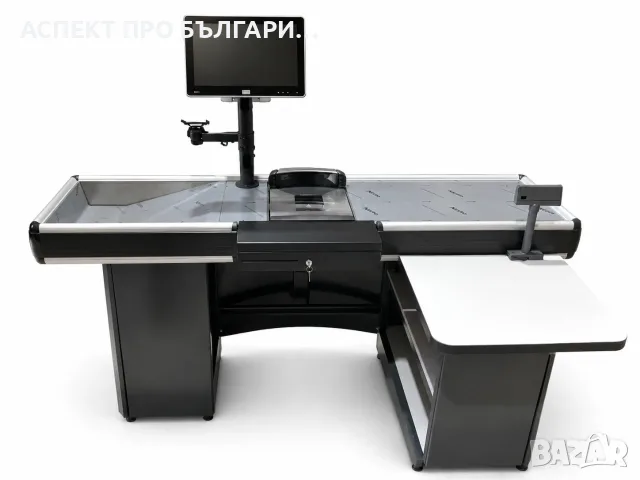 Оборудван касов модул 1,85м с баркод скенер Magellan 9800 и везна Ariva, снимка 7 - Друго търговско оборудване - 56114001