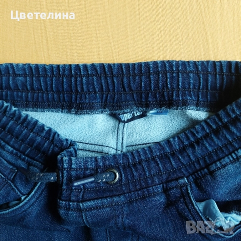 Ватирани дънки за момче 164 р-р, снимка 5 - Детски панталони и дънки - 52186325