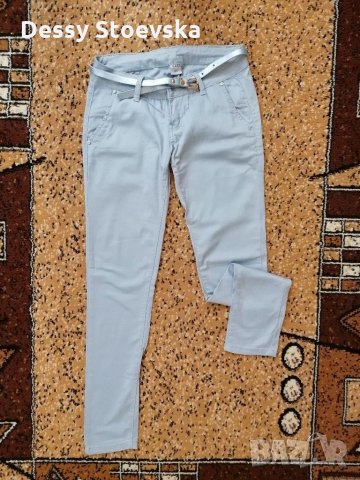 Разпродажба! Светло сив паталон с коланче