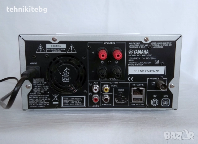 ⭐⭐⭐ YAMAHA BRX-750 ⭐⭐⭐ BLU-RAY/DVD/CD ресивър , 2 х 30 вата, USB, HDMI, интернет радио, снимка 4 - Ресийвъри, усилватели, смесителни пултове - 40604021