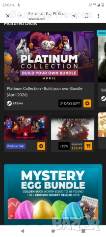 Steam 30 рандом игри за 40 лв pc