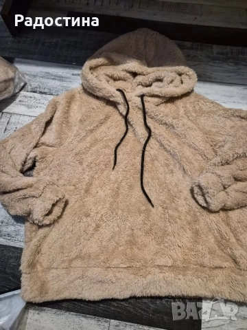 дамска плюшена блуза