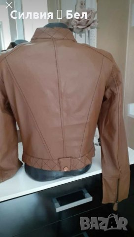 Дамско яке Естествена кожа, снимка 3 - Якета - 29921951