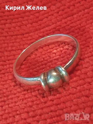 СТАР СРЕБЪРЕН ПРЪСТЕН ВИСОКА ПРОБА СРЕБРО ФИНА РЪЧНА РЕТРО АРТ ИЗРАБОТКА 45662, снимка 8 - Антикварни и старинни предмети - 46267463