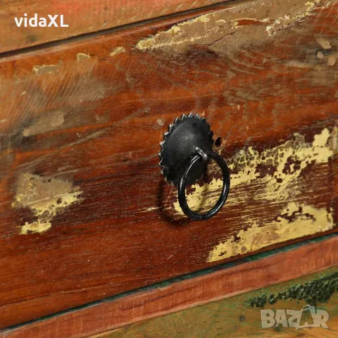 vidaXL Бюфет, регенерирано дърво масив, 120x35x76 cм, снимка 8 - Бюфети - 56146438