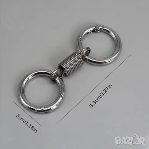 Метален ключодържател никел, снимка 2 - Аксесоари и консумативи - 55863588