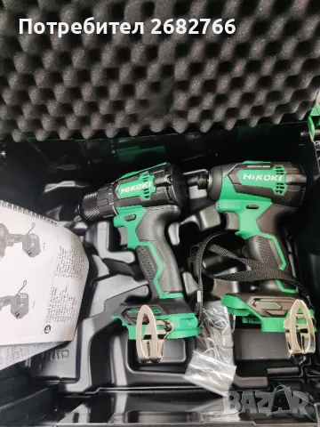 Акумулаторен к-т винтоверт и импакт hikoki