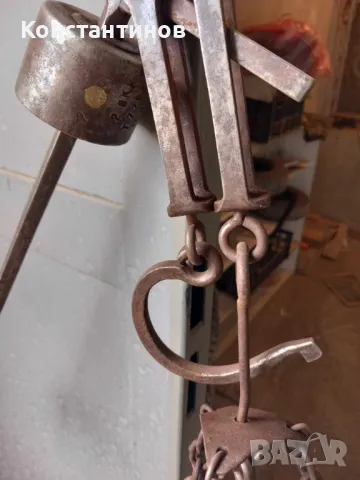 Стар кантар паланза, снимка 3 - Антикварни и старинни предмети - 50287330