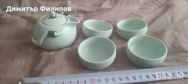 азиатски церемониален комплект за чай. 