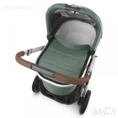 Бебешка количка UPPAbaby VISTA V2 Emmett Green Melange, снимка 12 - Детски колички - 47732077