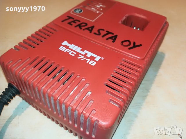 hilti sfc 7/18 7.2-18v/5a-battery charger-внос швеицария, снимка 5 - Винтоверти - 29592602