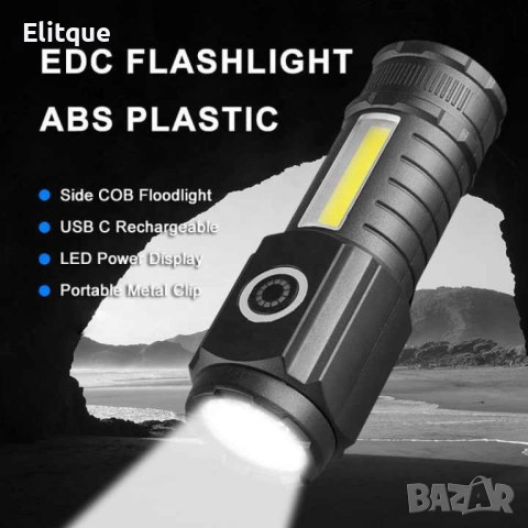 Супер мощно USB LED фенерче