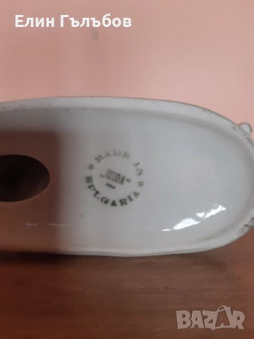 Порцеланова статуетка на сърничка ретро, Бг производство, снимка 3 - Антикварни и старинни предмети - 51963511