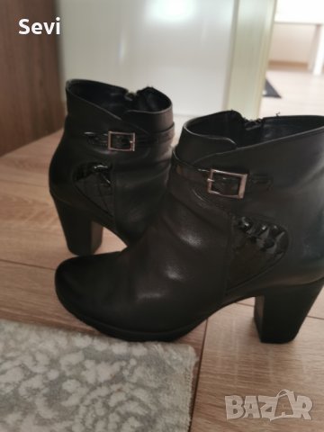 Боти естествена кожа 37 номер от Турция Деримод , снимка 3 - Дамски ежедневни обувки - 42504983