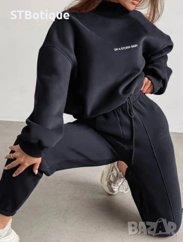 🎀 Дамски Спортен Комплект с Висока Яка – Нов от STBoutique 🎀, снимка 6 - Спортни екипи - 51941696