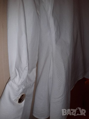 Много интересен модел риза с дълъг ръкав  ZARA р-р XL, снимка 4 - Ризи - 34486419