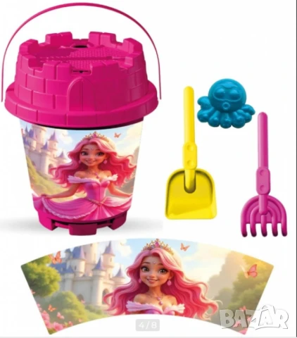 Голяма кофичка за пясък, 4 части, снимка 5 - Други - 50835201