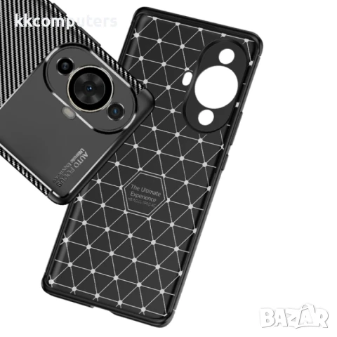 Huawei nova 11 Pro 4G / 11 Ultra 4G Удароустойчив Carbon Fiber Калъф и Протектор, снимка 3 - Калъфи, кейсове - 50659434