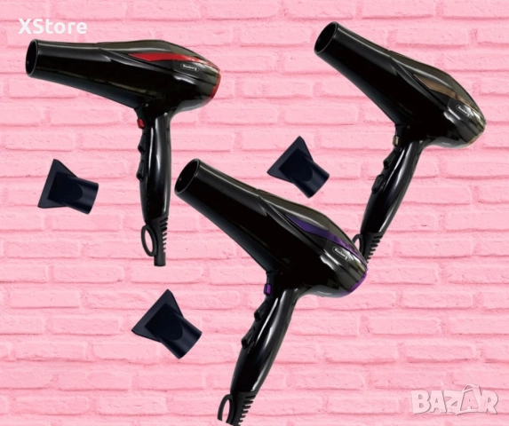 Сешоар, 2200W, 2 скорости, 3 нива, Cool shot, снимка 5 - Сешоари - 52595112