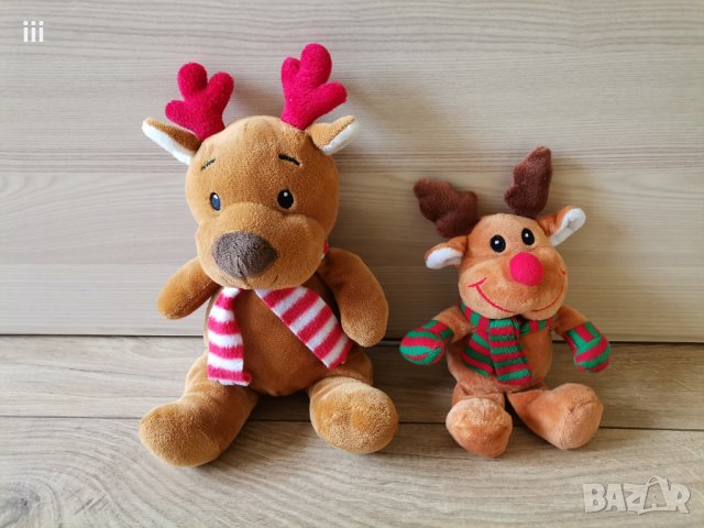 Коледни еленчета - плюшени играчки, снимка 2 - Плюшени играчки - 38682735