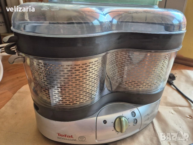Уред за готвене на пара Tefal vitacuisine vs400136, снимка 2 - Съдове за готвене - 50706903