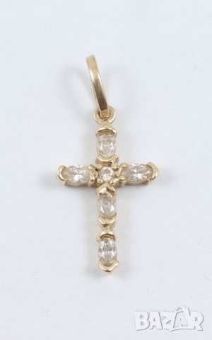 златна висулка кръст 47756-2
