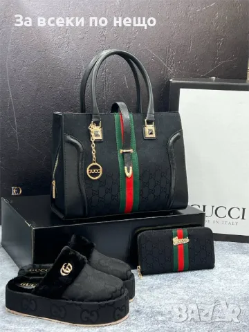 Дамски чехли Gucci - 2 налични цвята Код D964, снимка 11 - Чехли - 47318992