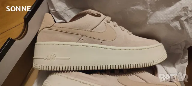 NIKE Air Force 1 Sage Low  - бледорозови, снимка 9 - Маратонки - 47526544