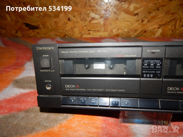 TECHNICS - RS-T 130, снимка 3 - Декове - 52341253