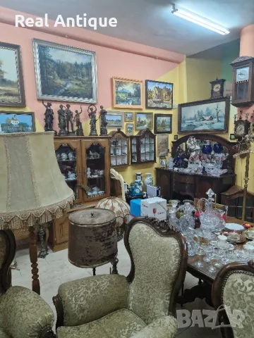 Майсторска антикварна авторска картина масло върху платно , снимка 18 - Картини - 47671747