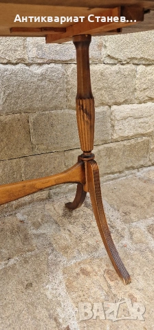 🌿✨ Очарователна винтидж разтегателна дървена маса , снимка 12 - Маси - 54045869