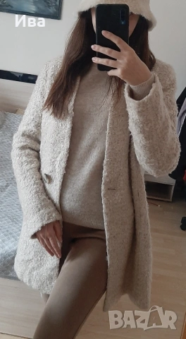 Преходно палто с вълна, снимка 3 - Палта, манта - 53090686