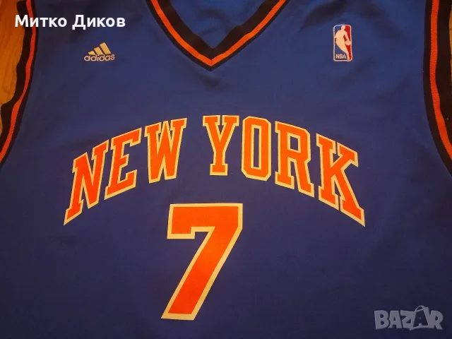 Carmelo Anthony New York Knicks NBA Jersey  #7 баскетболна тениска маркова на Адидас размер Л, снимка 3 - Баскетбол - 55976925