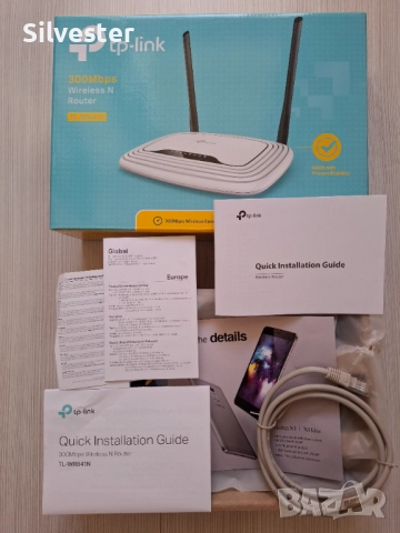 Рутер TP-Link, 300Mbps, 2.4GHz (300 Mbps), снимка 14 - Рутери - 52447726