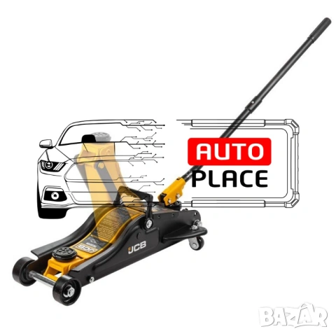 Нископрофилен крик крокодил 2 тона с въртяща дръжка 360° – 89 – 359 мм JCB, снимка 2 - Други инструменти - 54030192