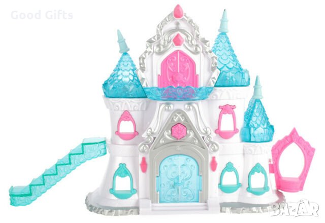 Детски комплект - Замък Замръзналото кралство, снимка 3 - Кукли - 29530321