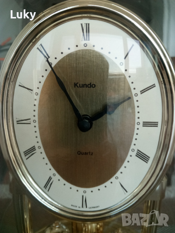Продавам красив,интересен и стилен часовник-Kundo-Германия.Работи абсолютно точно., снимка 2 - Антикварни и старинни предмети - 44930546
