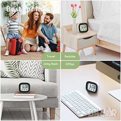 Часовник/ будилник с термометър и Atmoko HM606A , снимка 3 - Друга електроника - 37346987