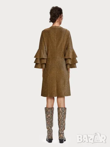 Scotch & Soda Maison Scotch оригинална нова златиста рокля М, снимка 3 - Рокли - 56090449