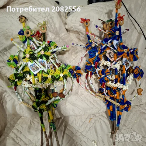 Сурвакници украсени, снимка 6 - Декорация за дома - 56168143