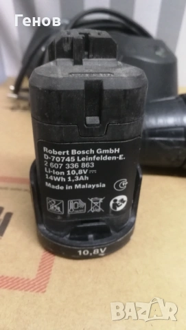 Зарядно и батерия за винтоверт Бош 10,8V