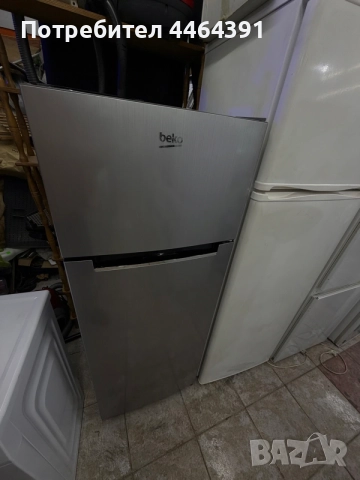 хладилник с фризер BEKO 1 година гаранция, снимка 3 - Хладилници - 55744351