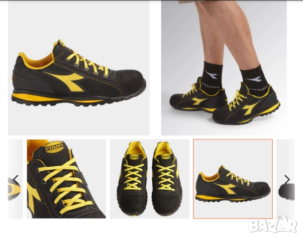 РАБОТНИ ОБУВКИ DIADORA GLOVE II LOW S3 HRO SRA номер 38, снимка 6 - Други - 52190595