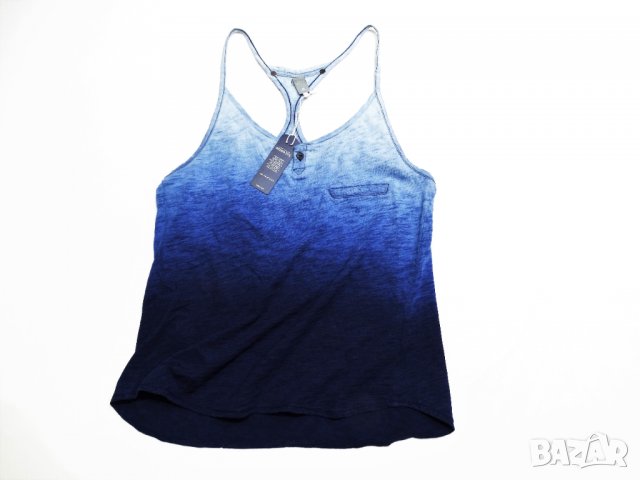 Нов! G-Star SF Pearl Indigo Tanktop Дамски Топ Размер M/L, снимка 1 - Потници - 35345401