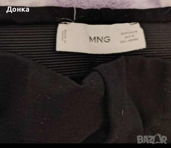 Черен панталон тип чарлстон , снимка 2 - Панталони - 53996616